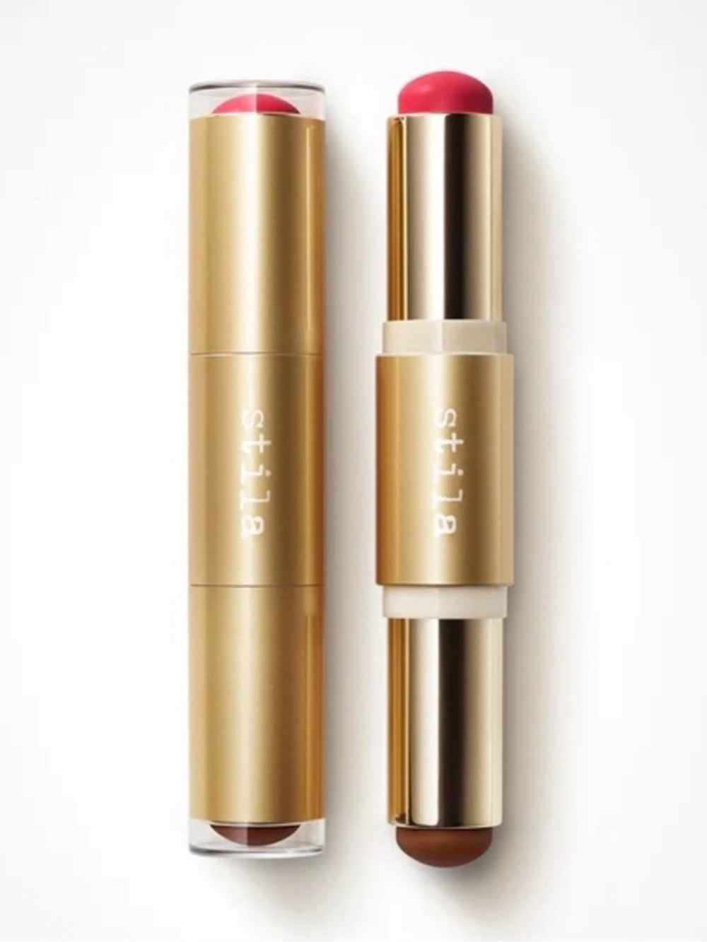 Stila Dual-Ended Cheek Blush Duo Stick — Guava/Mocha, BNIB!